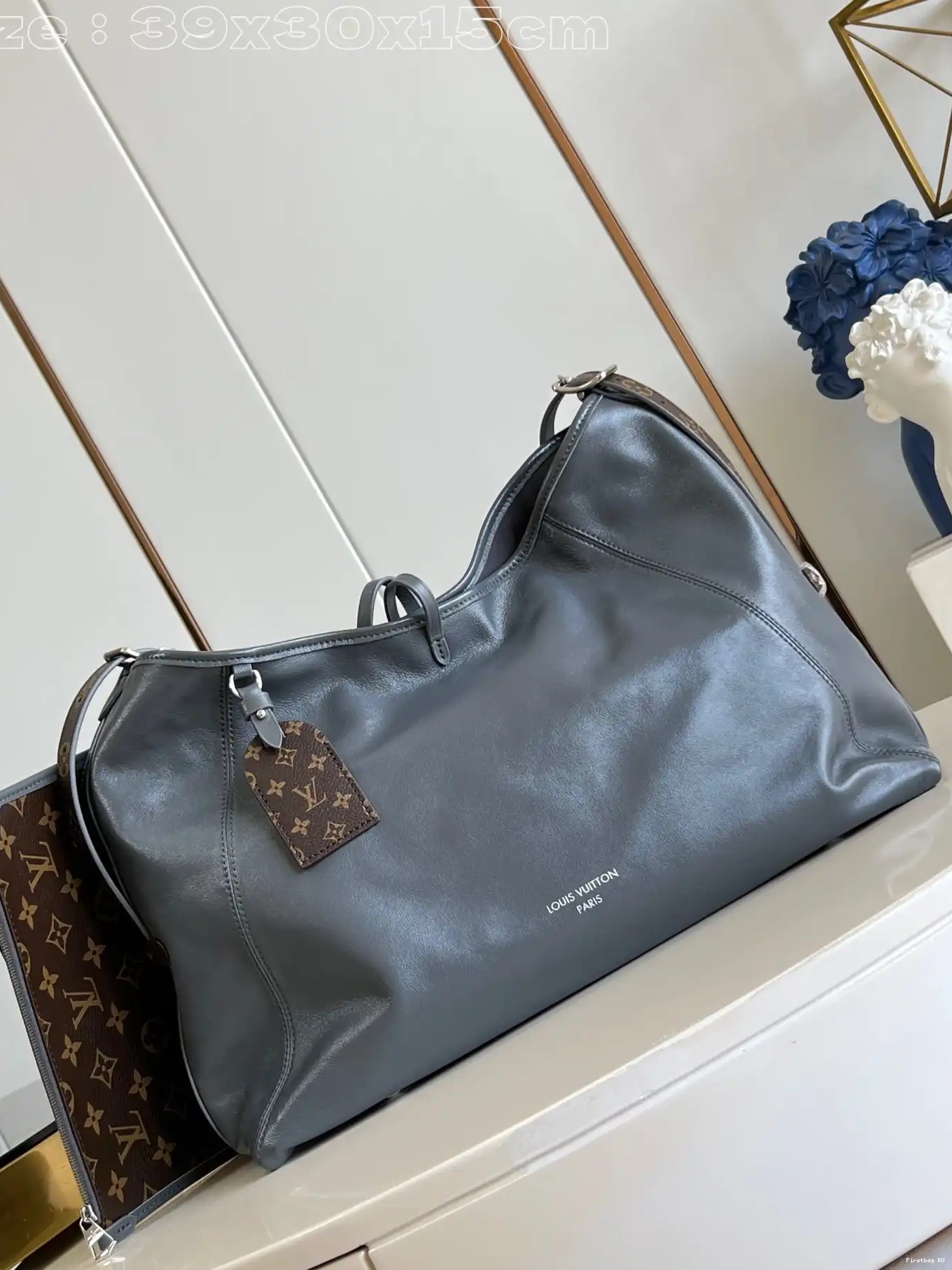 First bag ru 39 MM- x x VUITTON LOUIS 15cm CarryAll 30 0509
